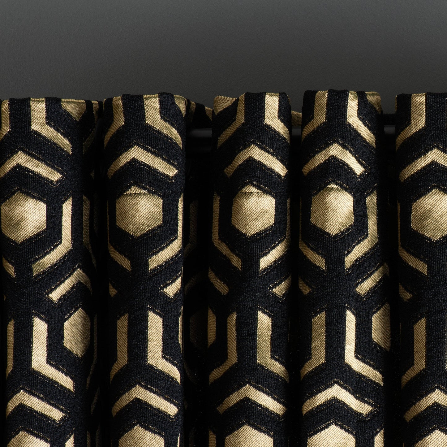 Jacquard Geometric Patterns, Curtain for Bedroom and Livingroom, 12 Color Options, Rod Pocket Curtains, Pleated Custom Curtain Panels.