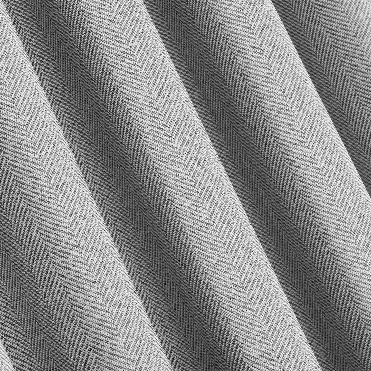 Custom Made Light Gray Herringbone Curtains, Elevate Your Home with Gray Herringbone Drapes and 19 Color Options.