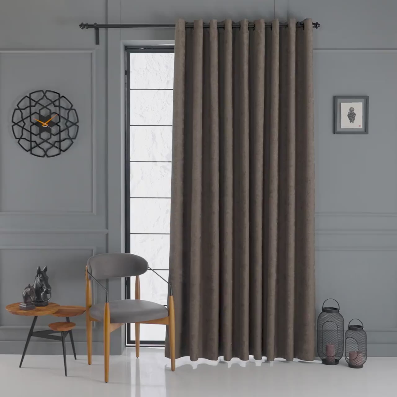 Chenille Thermal Linen Curtain, 10 Colour Options, Luxury Custom Curtains