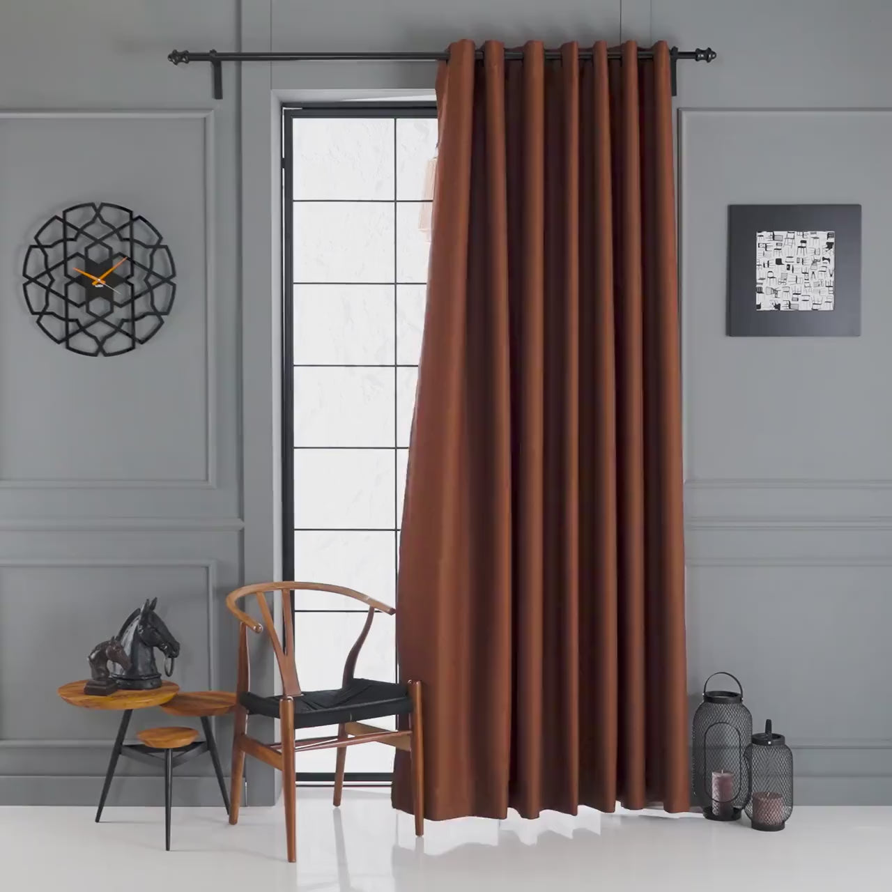 100% Blackout Linen Curtains, 21 Color Options, Living Room Modern Linen Drapes, Custom Curtain Panels, Ultra Soft Bedroom Curtains