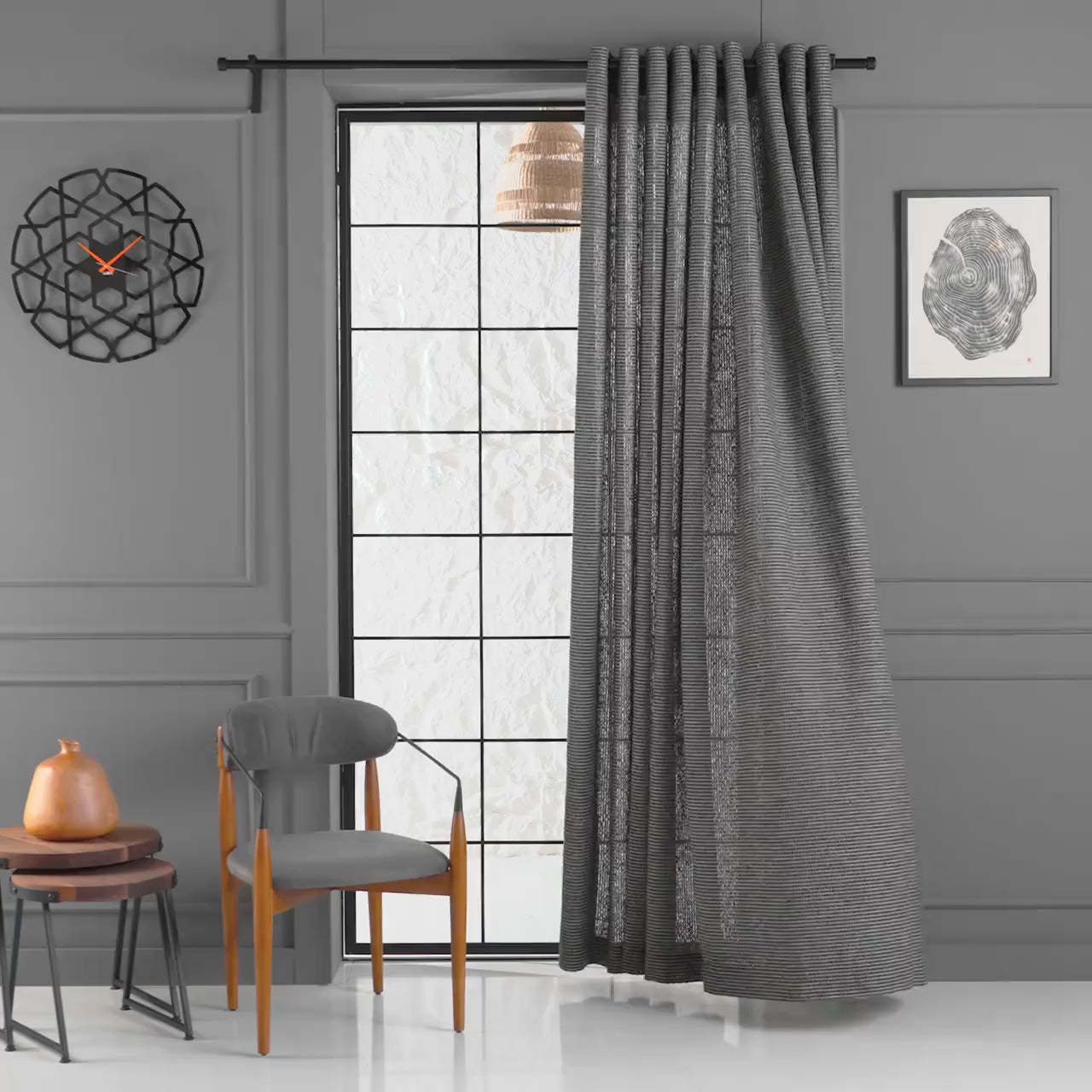 Eco- Friendly Recycled Curtains, Sustainable Upcycled Drapes, Recycled Cotton Curtains For All Room. Free Express Shipping