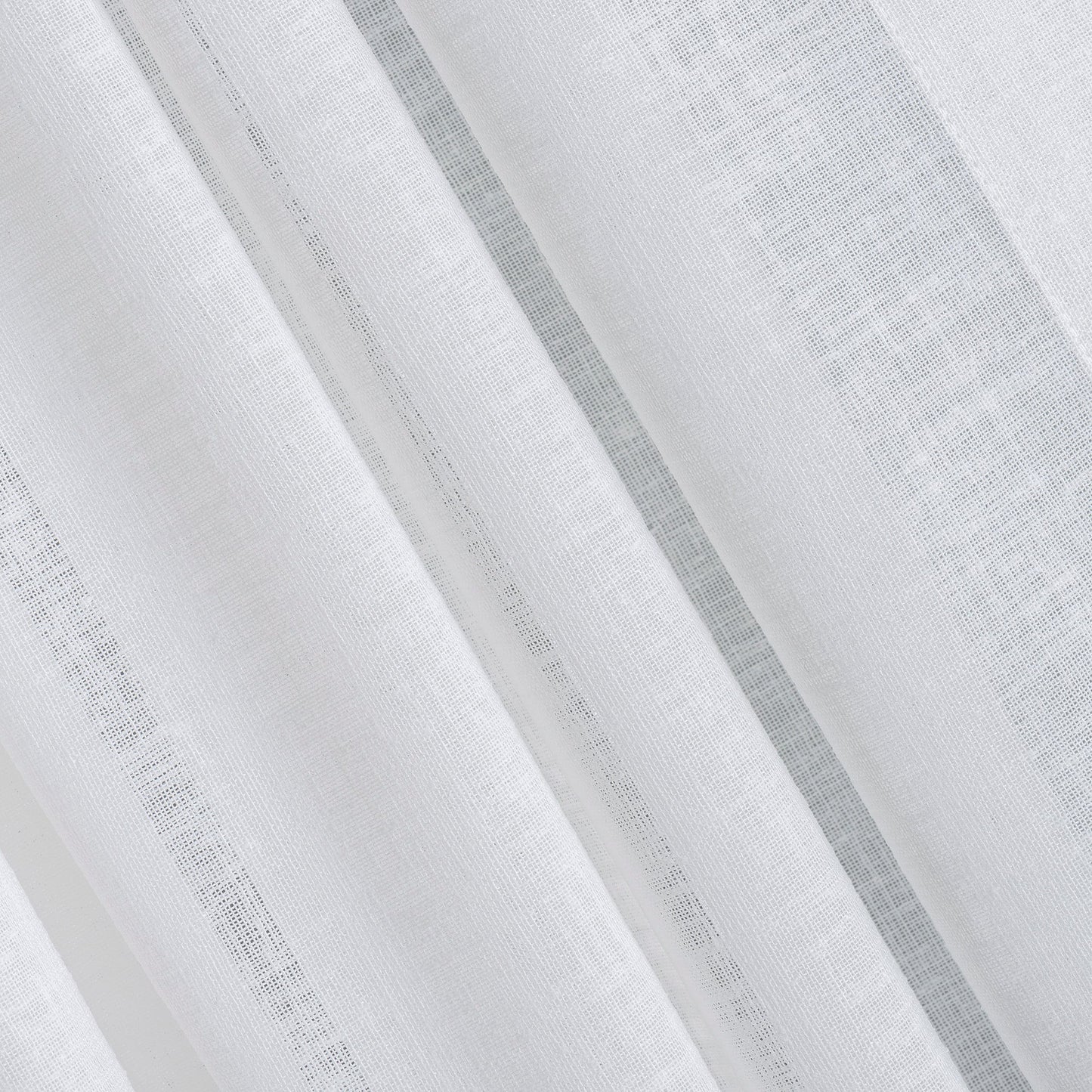 Custom Backtab White Linen Sheer Curtain, 5 Colors Options, Boho Window Linen Curtains, Sheer Panels, Rod Pocket Curtains, Bedroom Curtains
