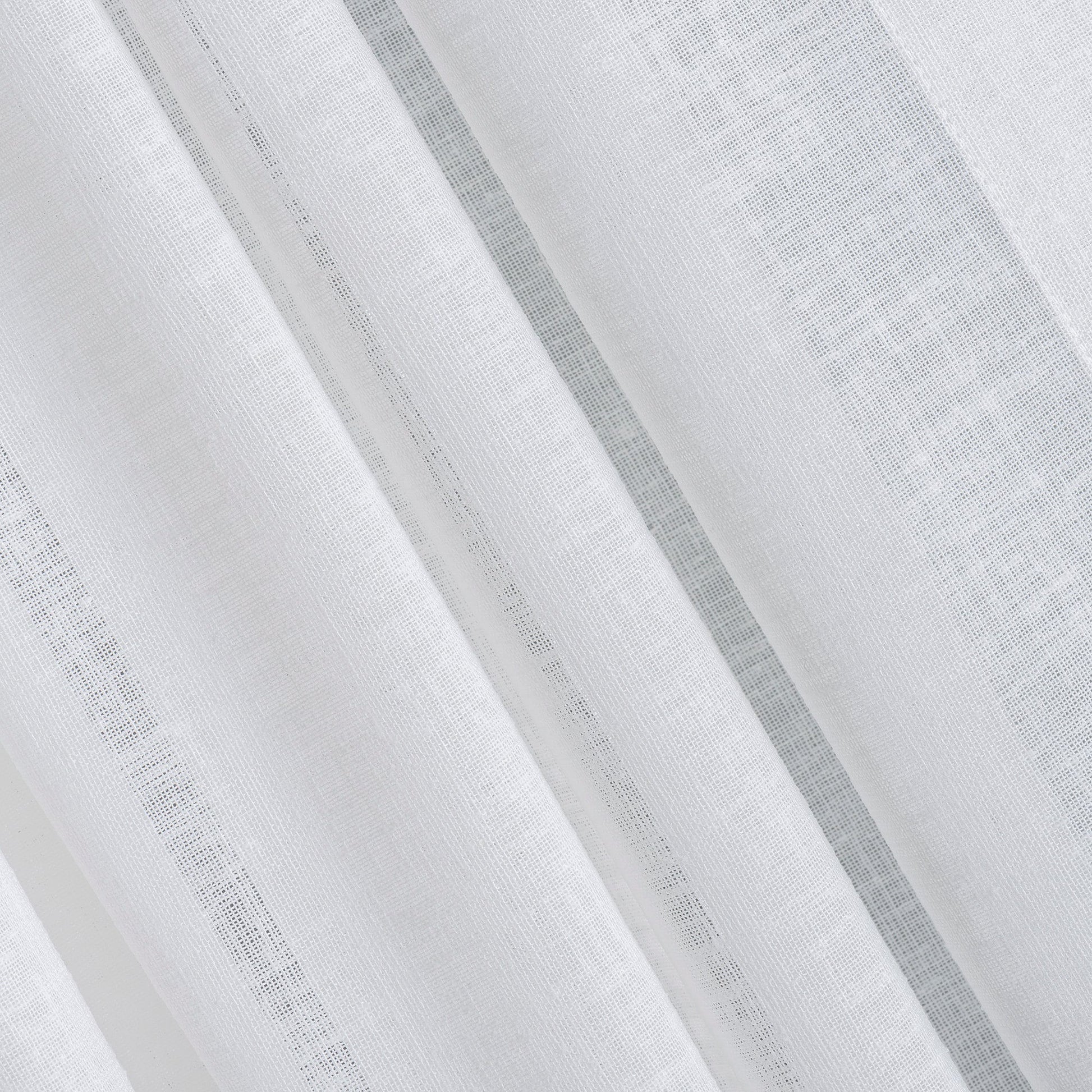 Custom Backtab White Linen Sheer Curtain, 5 Colors Options, Boho Window Linen Curtains, Sheer Panels, Rod Pocket Curtains, Bedroom Curtains