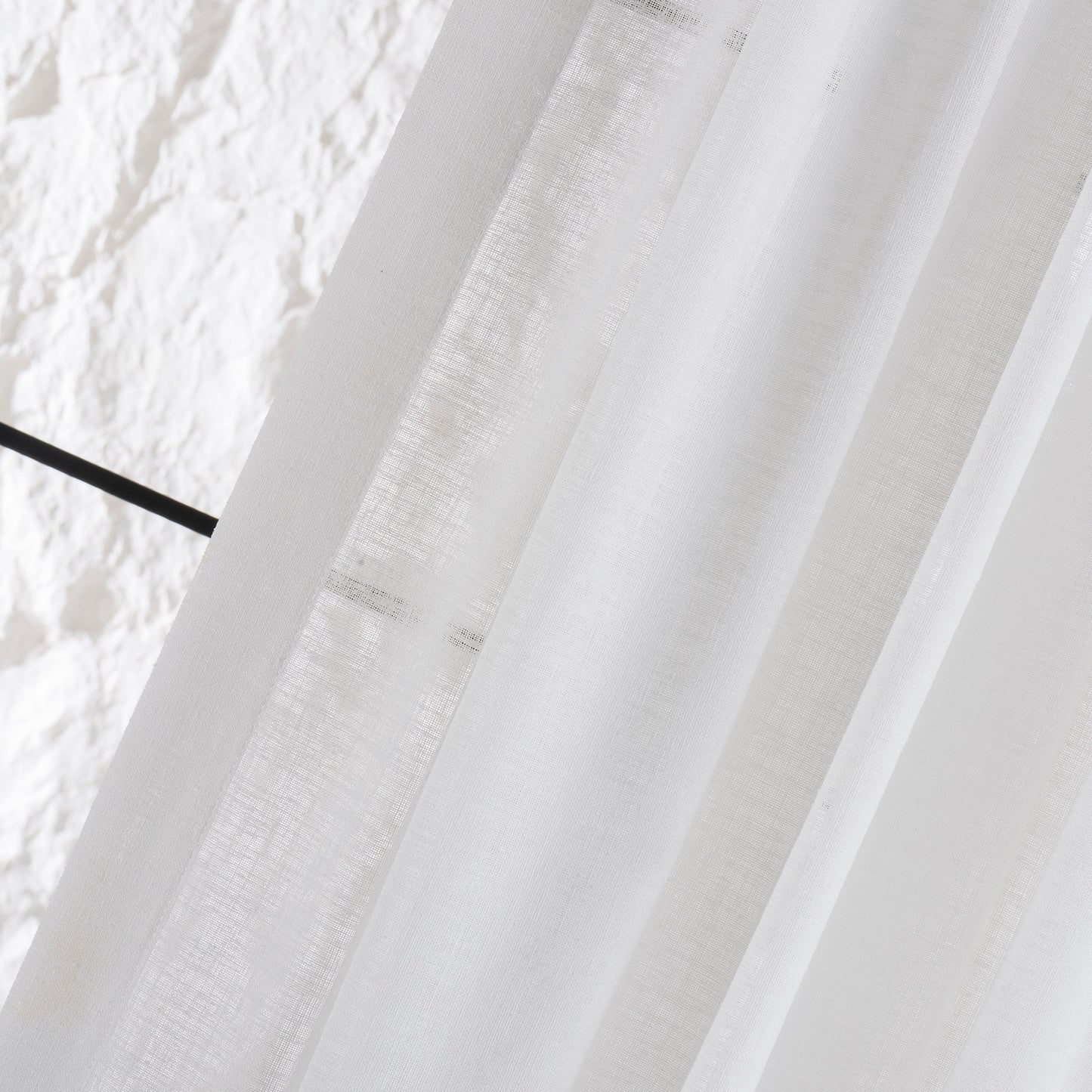 Ultra Quality Linen Sheer Curtain, 5 Color Options, Adjustable Linen Sheer Drapery, Custom Sheer Curtain, Custom Made Rod Pocket Panels.