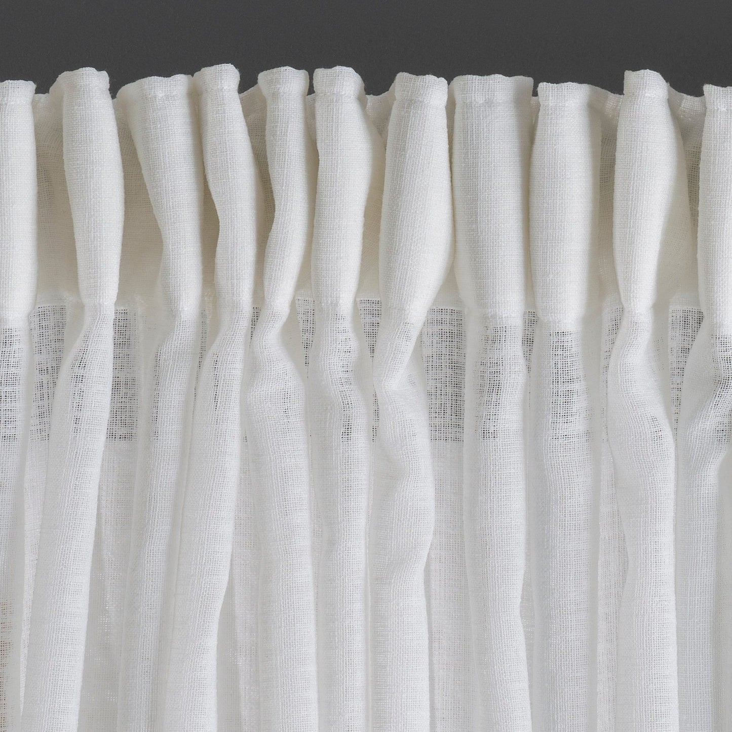 Backtab White Linen Sheer Curtain, 5 Color Options, Adjustable Linen Sheer Drapery, Custom Sheer Curtain, Tulle Curtain Panels