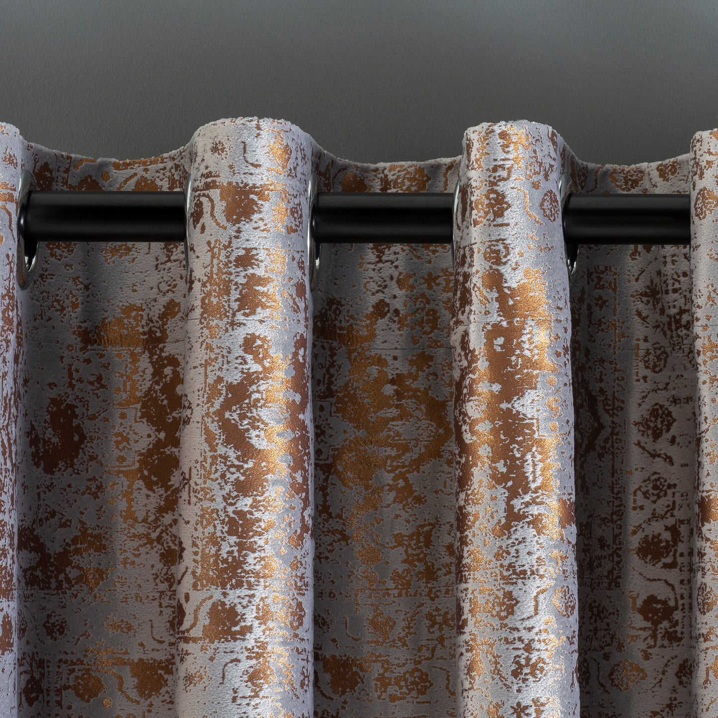 100% Blackout High Quality Velvet 24 Colors Gold Gilded Curtains.