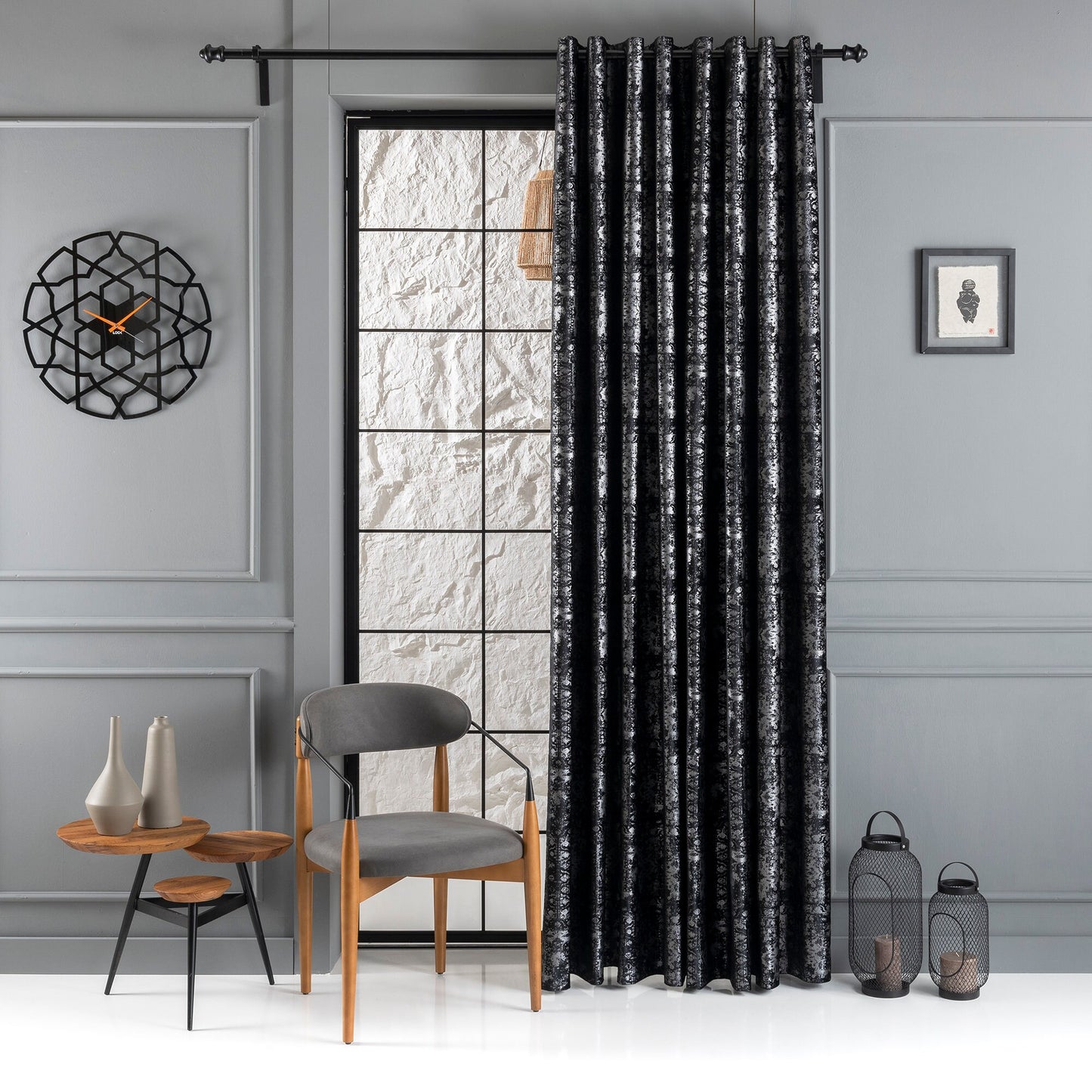 Velvet Gilded Curtain ,24 Color Options, Silky Velvet Drapery, Custom Velvet Curtain, Custom Made Rod Pocket Panels.
