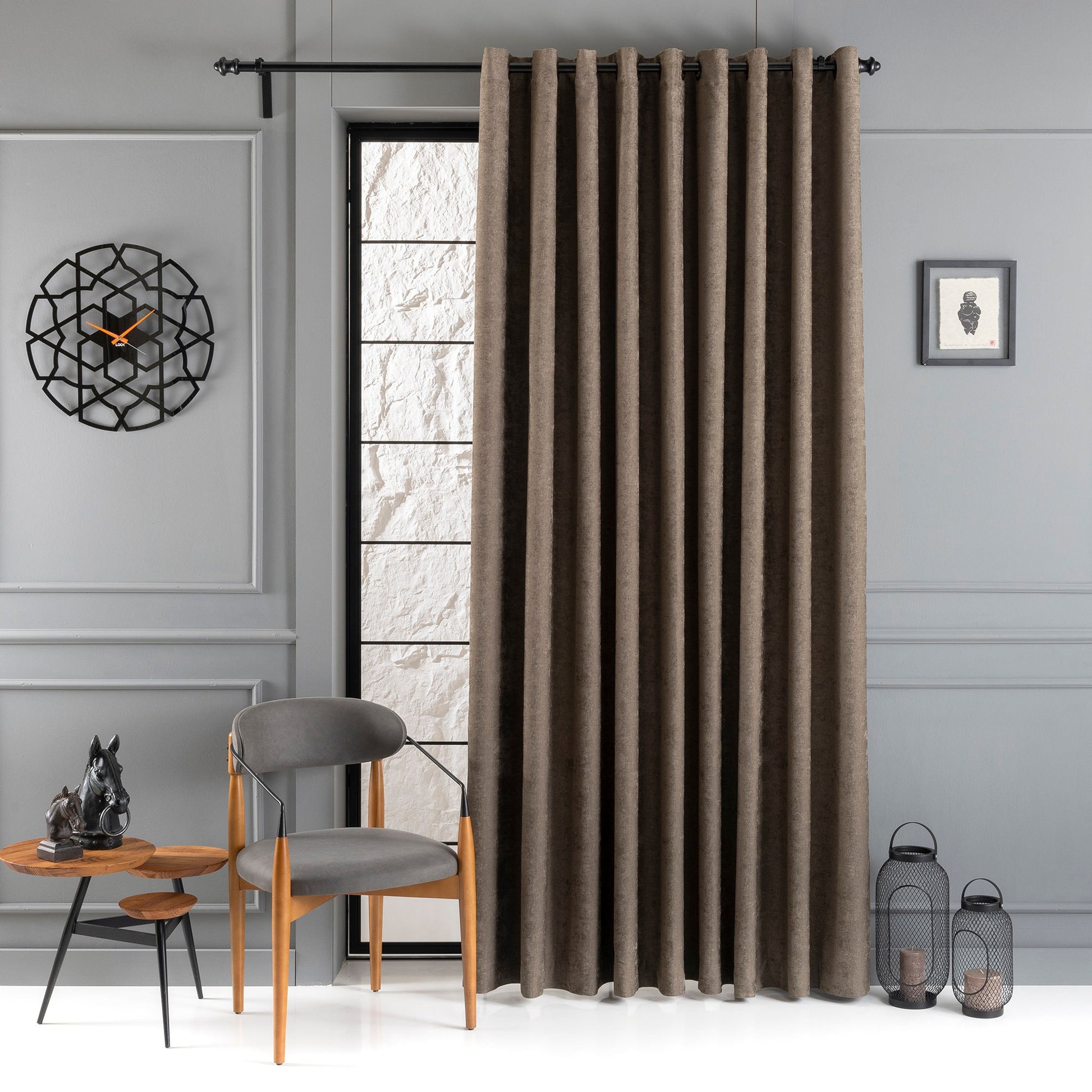 Chenille Thermal Linen Curtain, 10 Colour Options, Luxury Custom Curtains