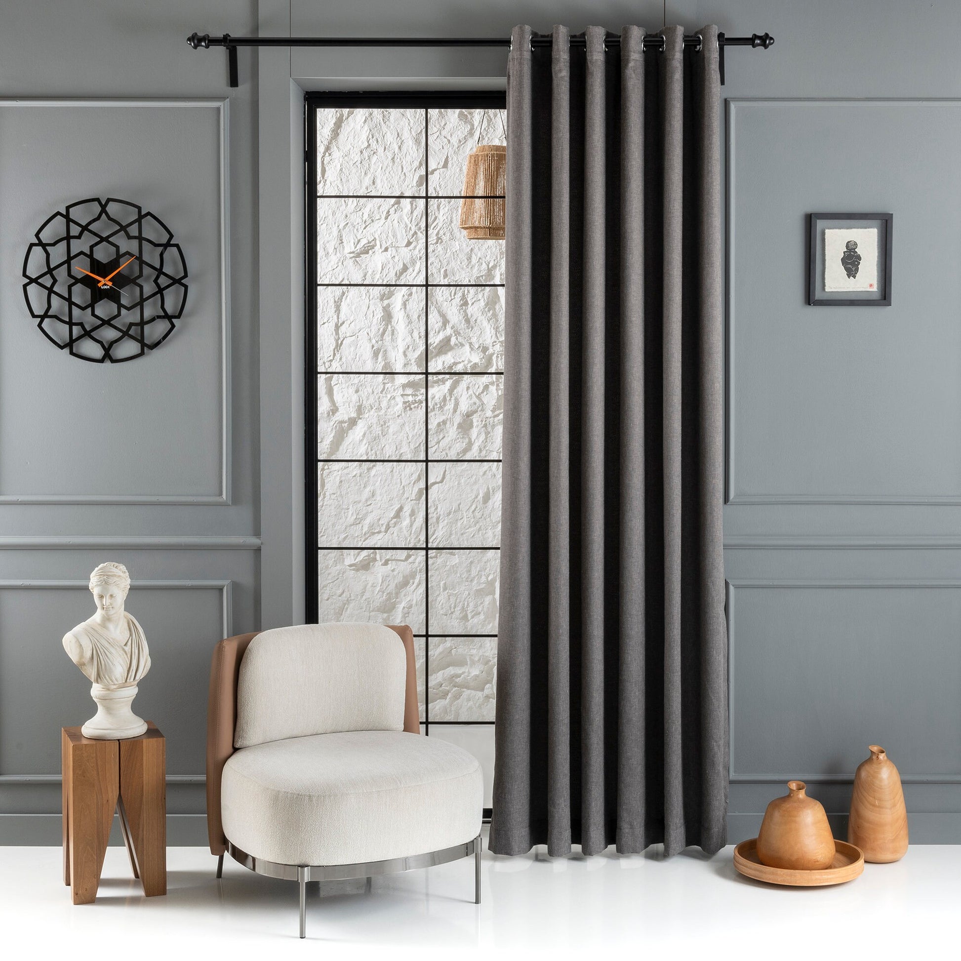 Linen Living Room Curtains, 13 Color Options, Soft Linen Bedroom Curtains, Natural High Quality Grommet Curtains, Rod Pocket Curtains