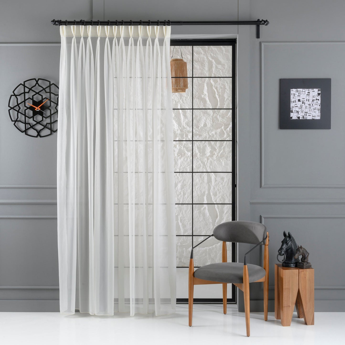 Special For Opening Sheer Curtain, 5 Color Options, Adjustable Voile Sheer Drapery, Custom Sheer Curtain, Custom Made Rod Pocket Panels.