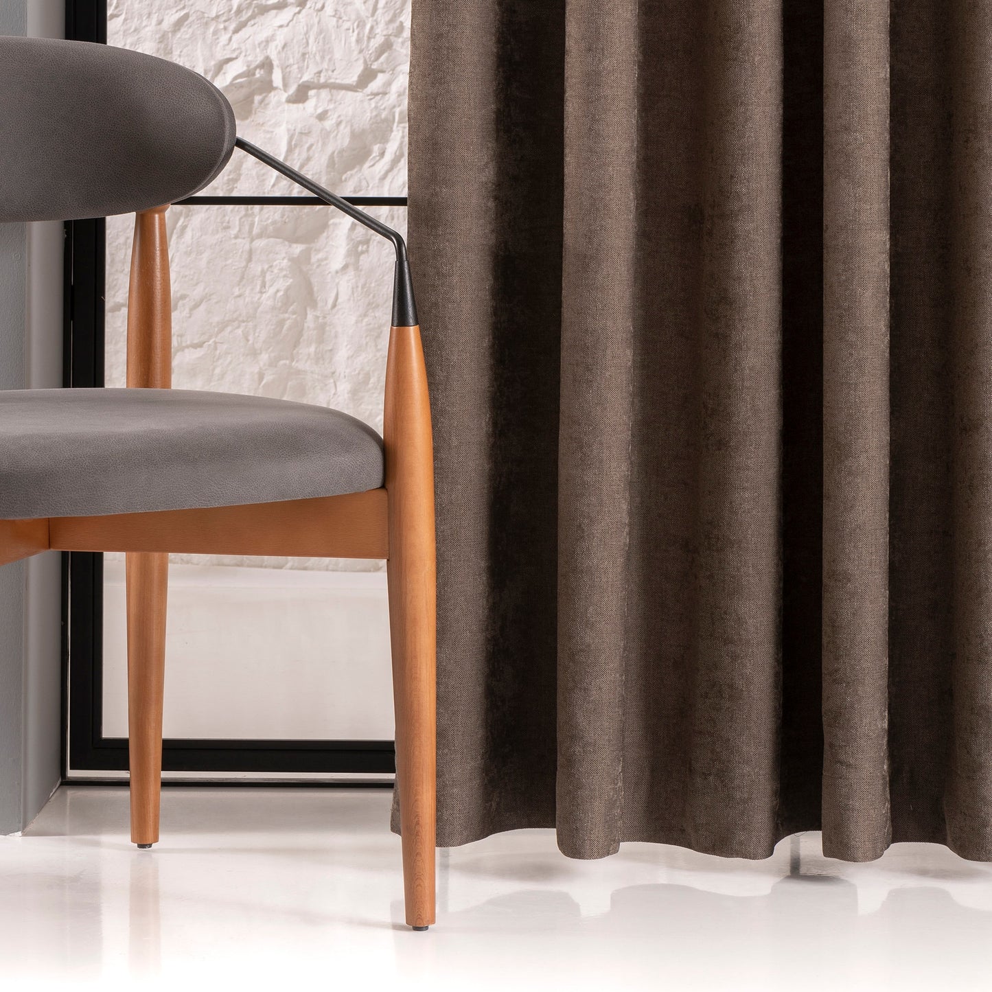 Chenille Thermal Linen Curtain, 10 Colour Options, Luxury Custom Curtains