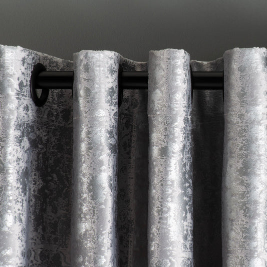 Luxury Silver Velvet Curtains , 24 Color Options, Custom Velvet Curtain, Custom Made Rod Pocket Panels.