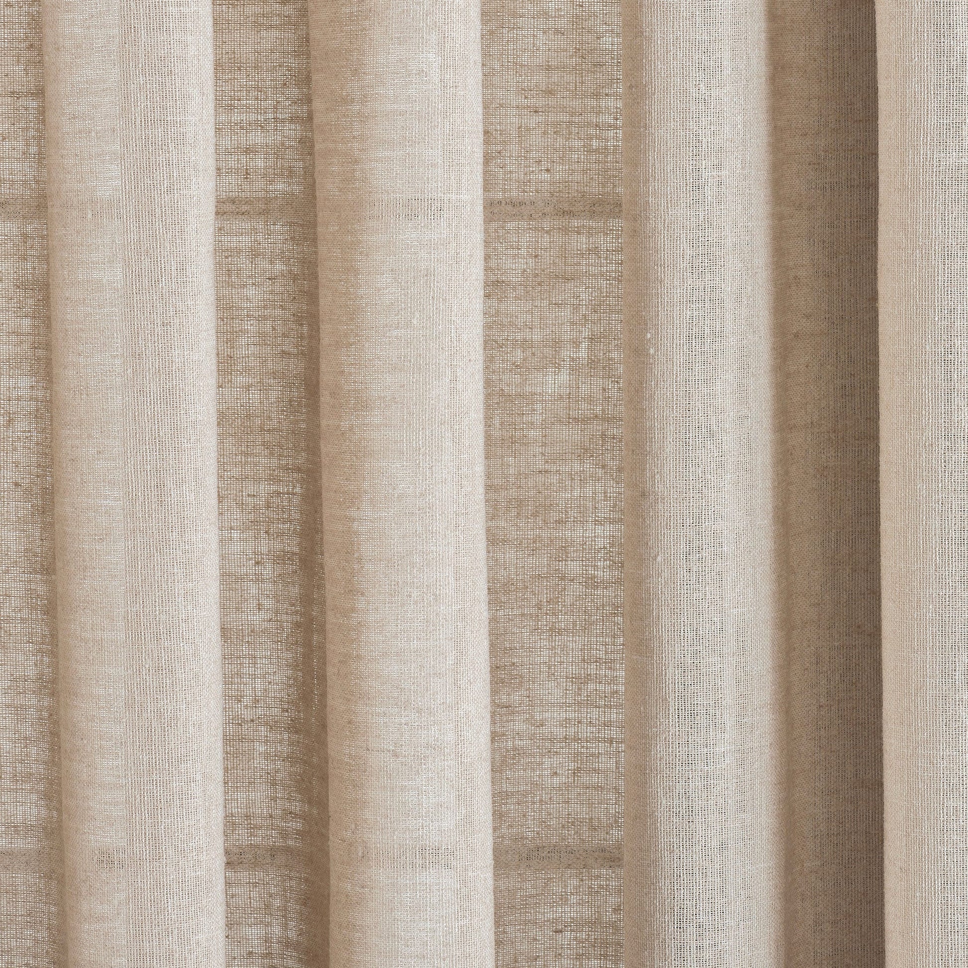 Triple French Pleated Custom Linen Curtain, 20 Color Options. Pleated Linen Curtains.