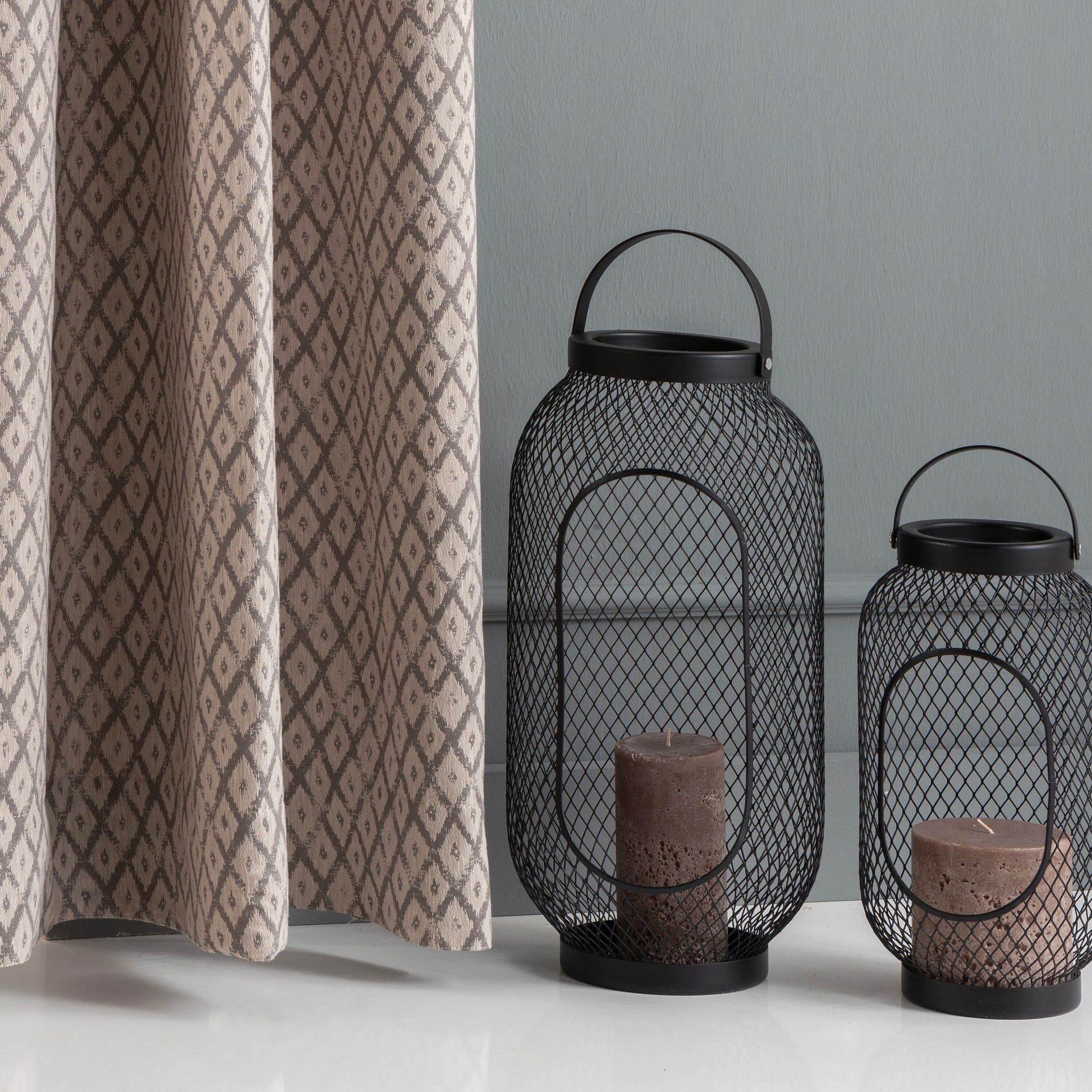 Cotton Jacquard Style Luxury Curtains, 7 Color Options, Amazing Design Rod Pocket Panels.