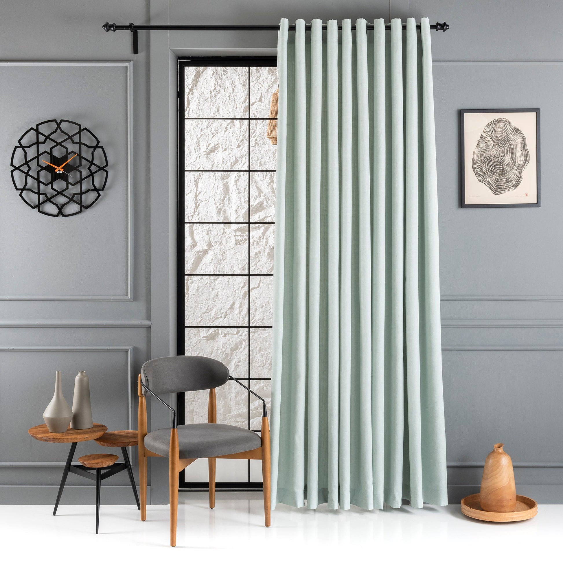 Green Linen Curtains, 31 Color Options, Ultra Soft Living Room Curtains, Custom Linen High Quality Curtain, Pleated Curtain, Grommet Curtain