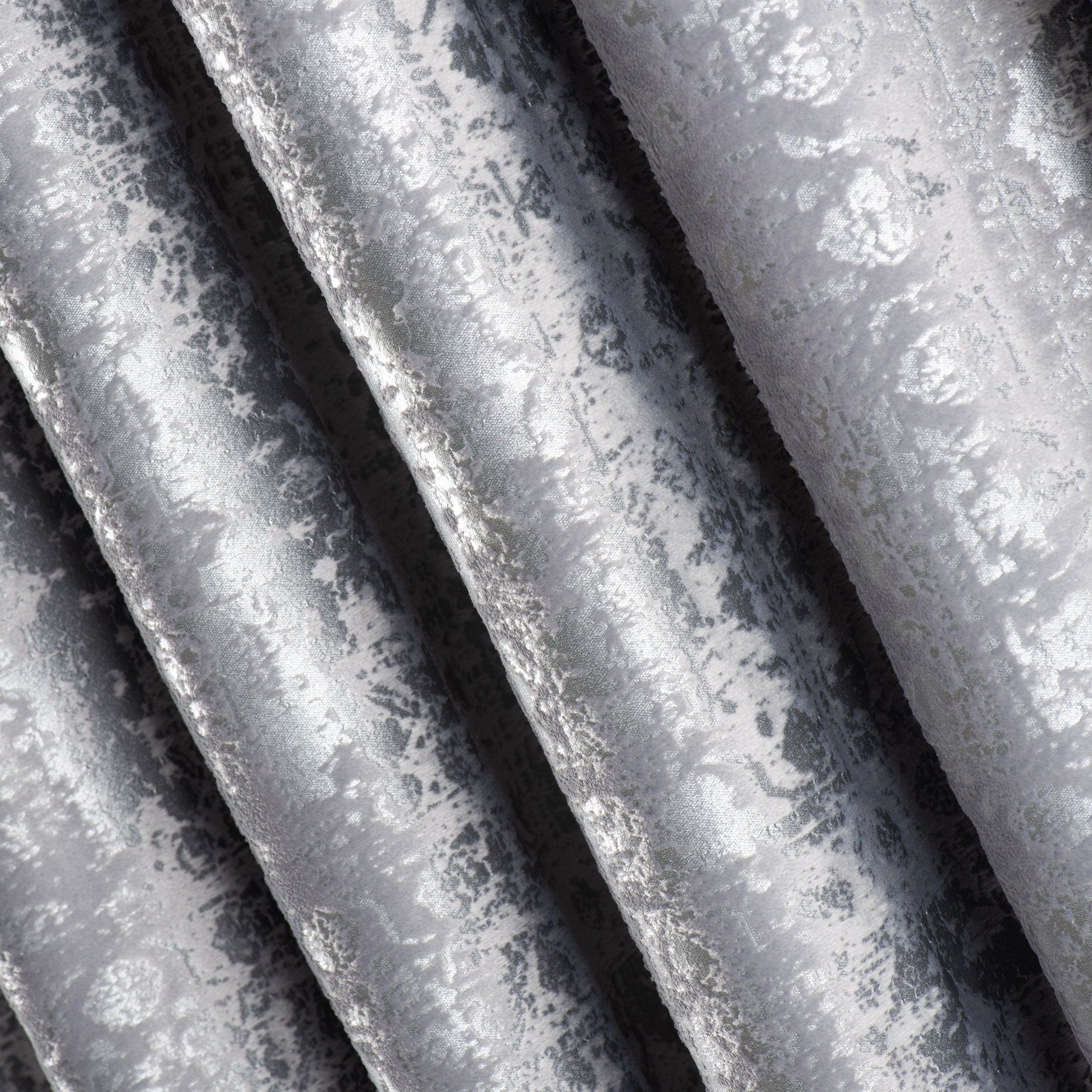 Grommet(Eyelet) Silver Velvet Curtains , 24 Color Options, Custom Velvet Curtain, Velvet Curtains With Silver Gilded Design