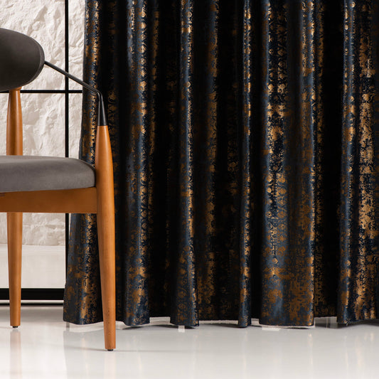 Extra Long Double French Pleated Velvet Curtain, Gilded Velvet Drapes , 24 Color Options, Velvet Curtain, Custom Made Rod Pocket Panels.