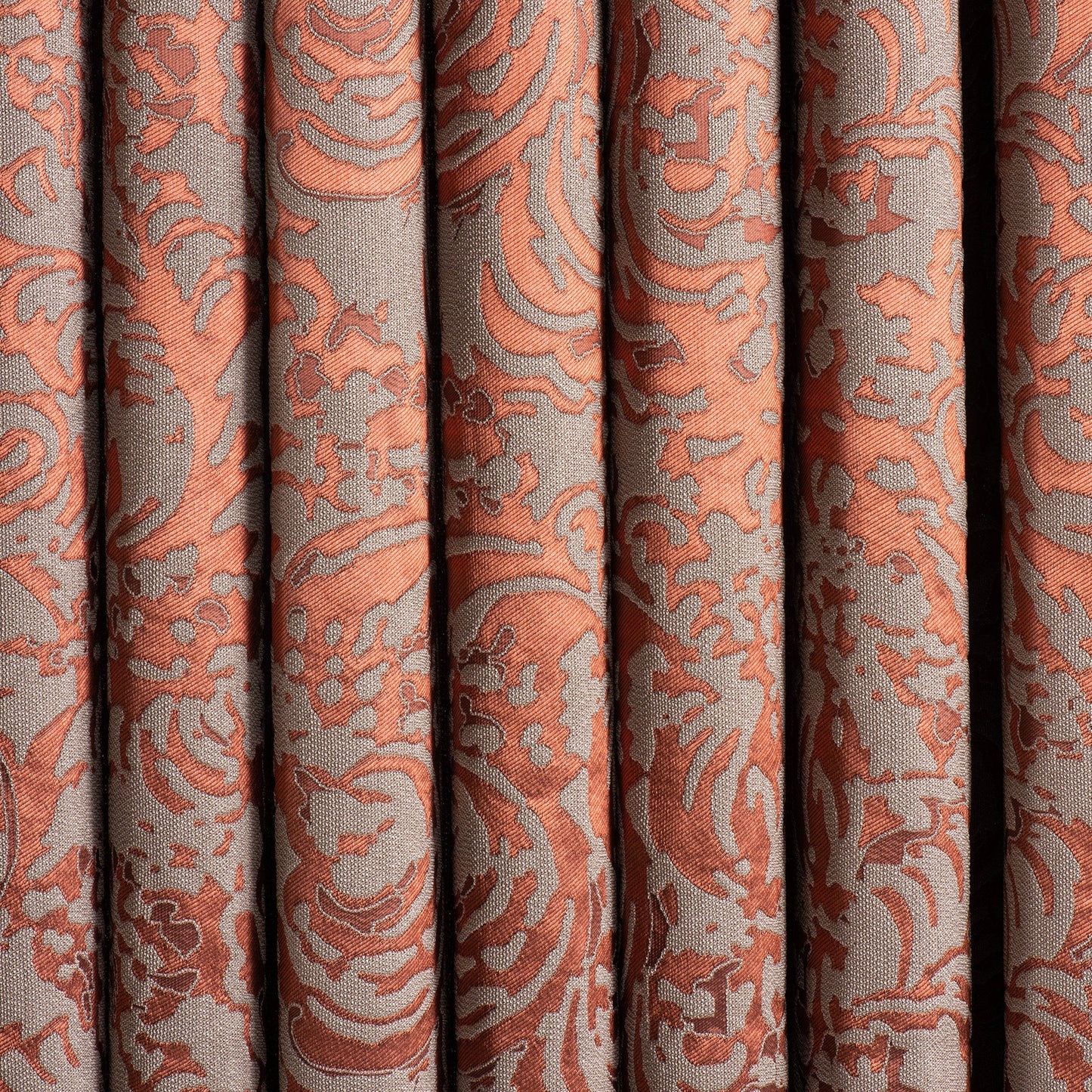 100% Blackout Jacquard Paisley Heavy High Quality Curtains, 12 Color Options, Luxury Floral Jacquard Blackout Curtains.