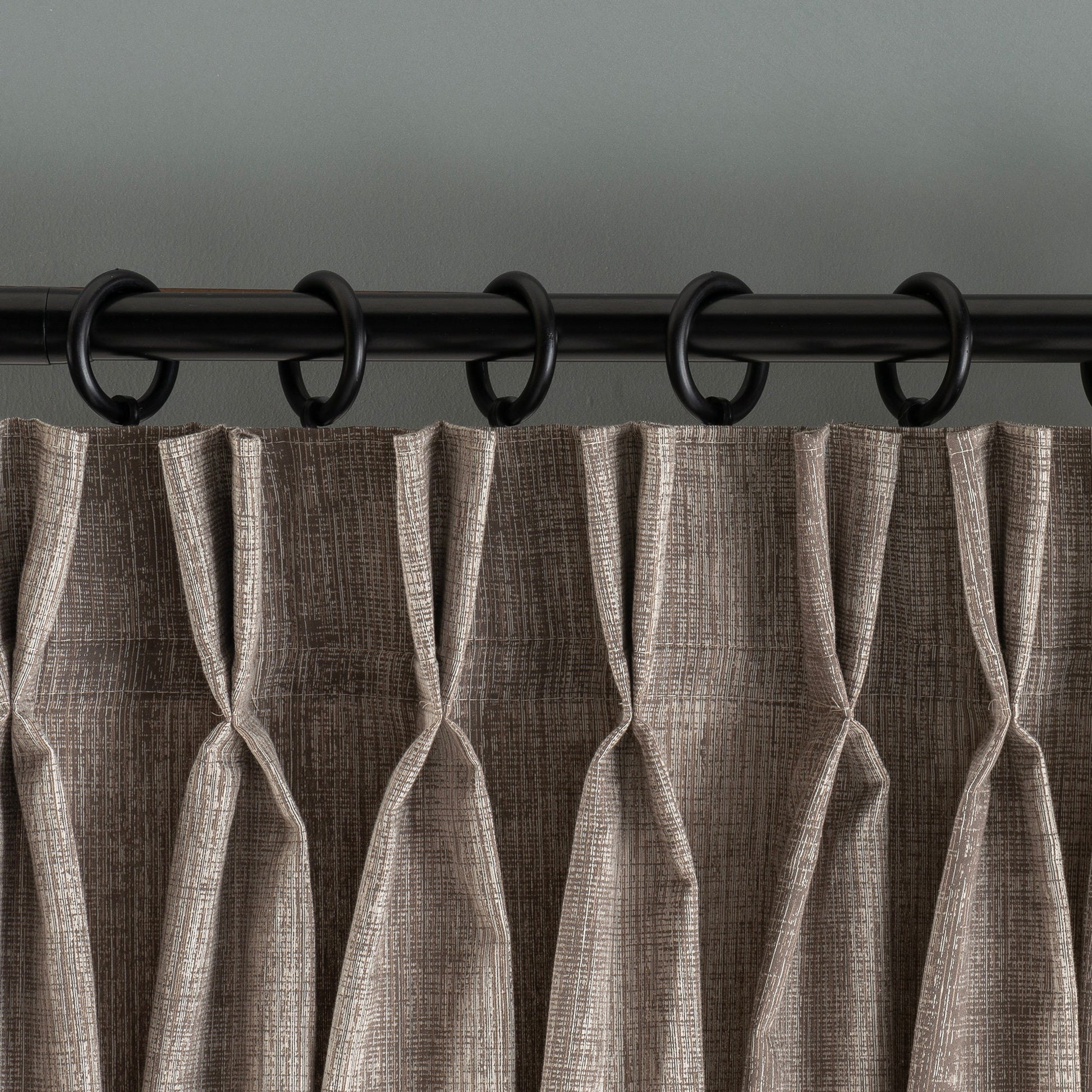 Double French Pleated Extra Long Linen Curtains, Extra Wide Window Curtains For Living Room, Custom Bedroom Curtains, Rod Pocket Curtains