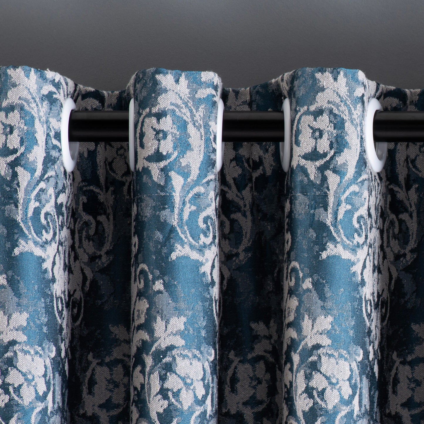 Cotton Embodiered Curtain Panels, Curtain for Bedroom and Livingroom, 13 Color Options, Rod Pocket Curtains, Pleated Custom Curtain Panels.