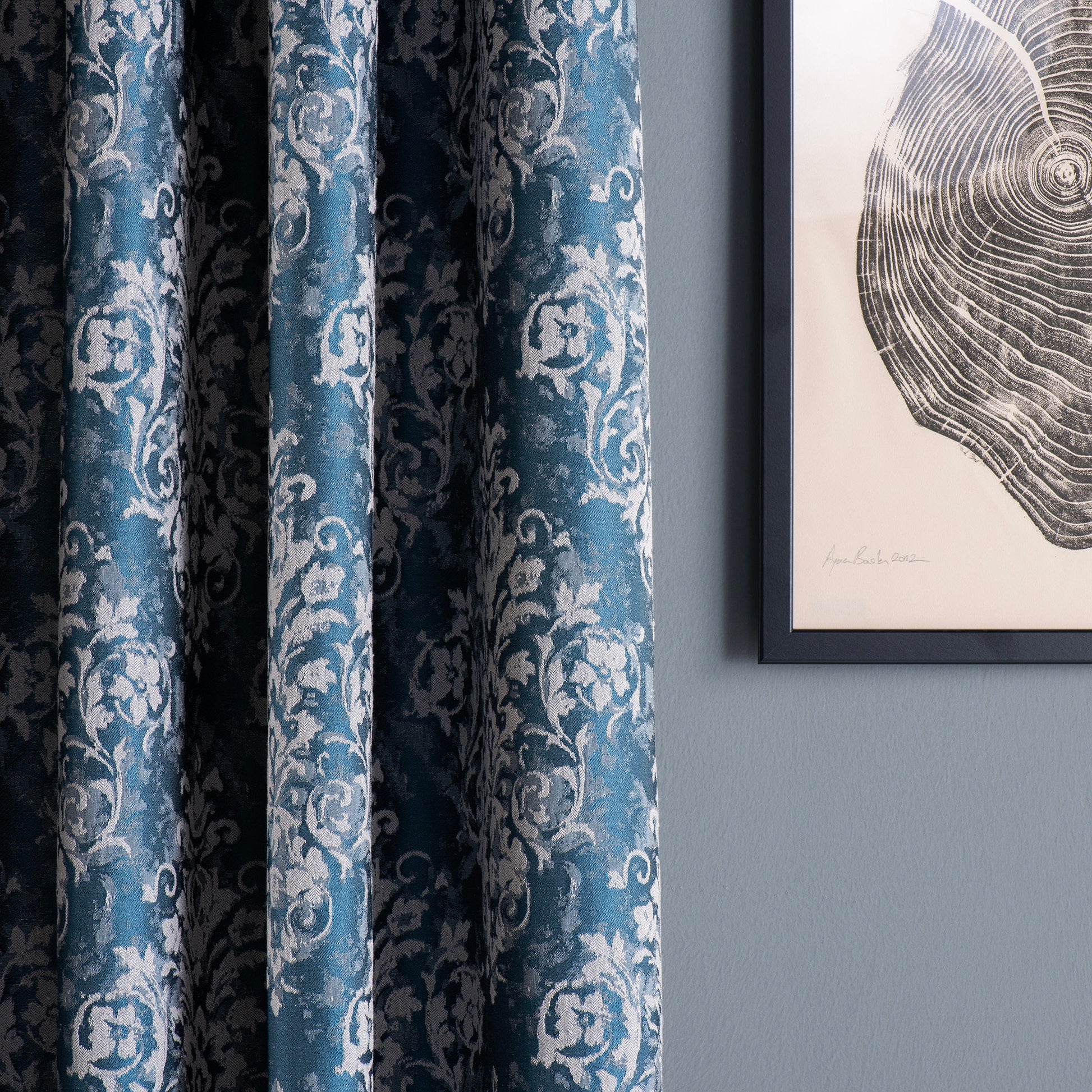 Cotton Embodiered Curtain Panels, Curtain for Bedroom and Livingroom, 13 Color Options, Rod Pocket Curtains, Pleated Custom Curtain Panels.