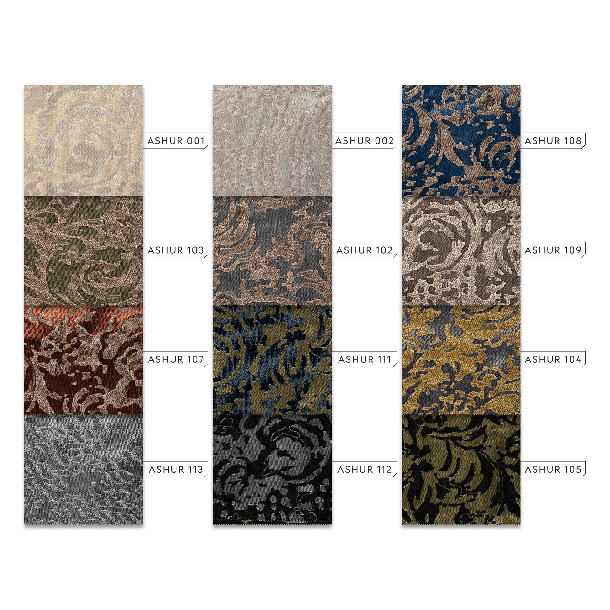 100% Blackout Jacquard Paisley Heavy High Quality Curtains, 12 Color Options, Luxury Floral Jacquard Blackout Curtains.