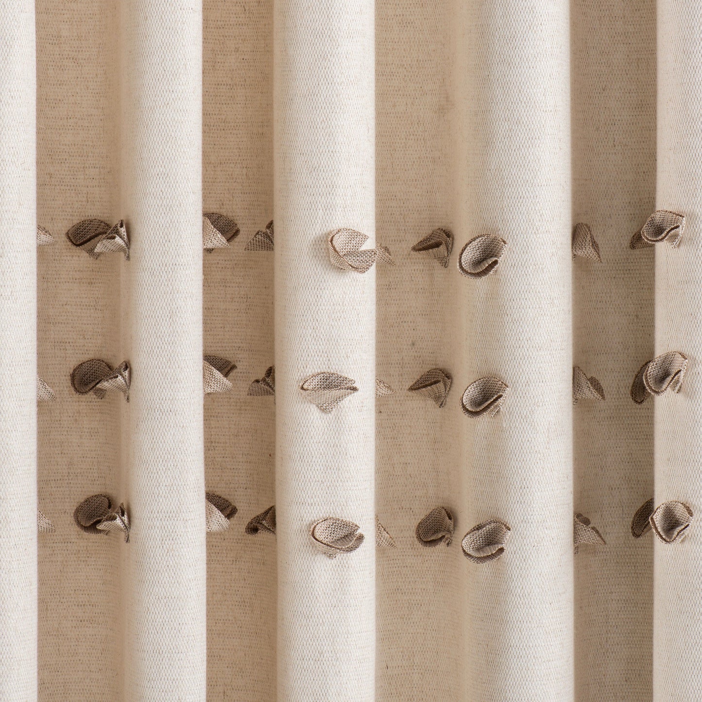 Real Linen Handmade Cream %100 Handmade Custom Linen Sheer Curtain