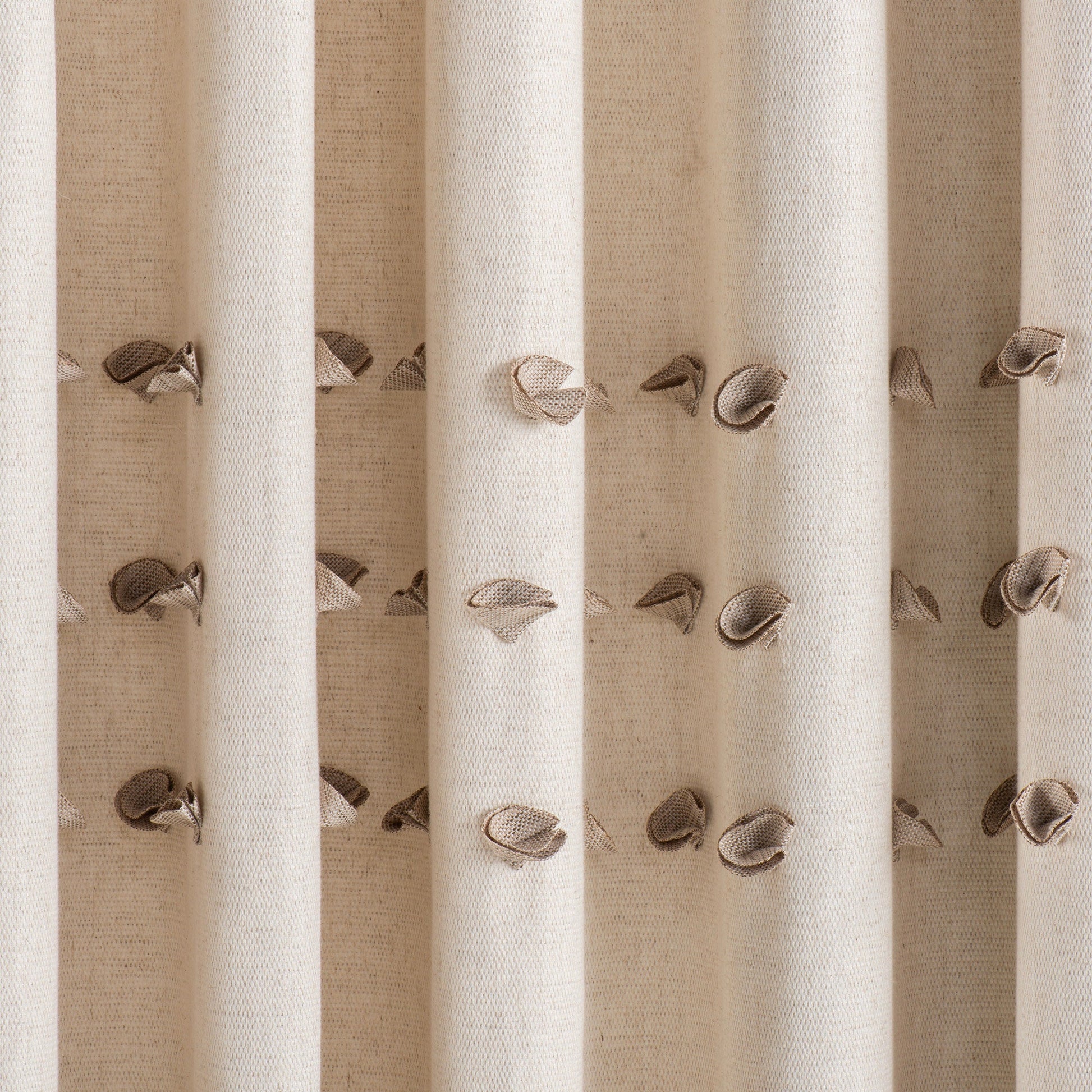 Real Linen Handmade Cream %100 Handmade Custom Linen Sheer Curtain