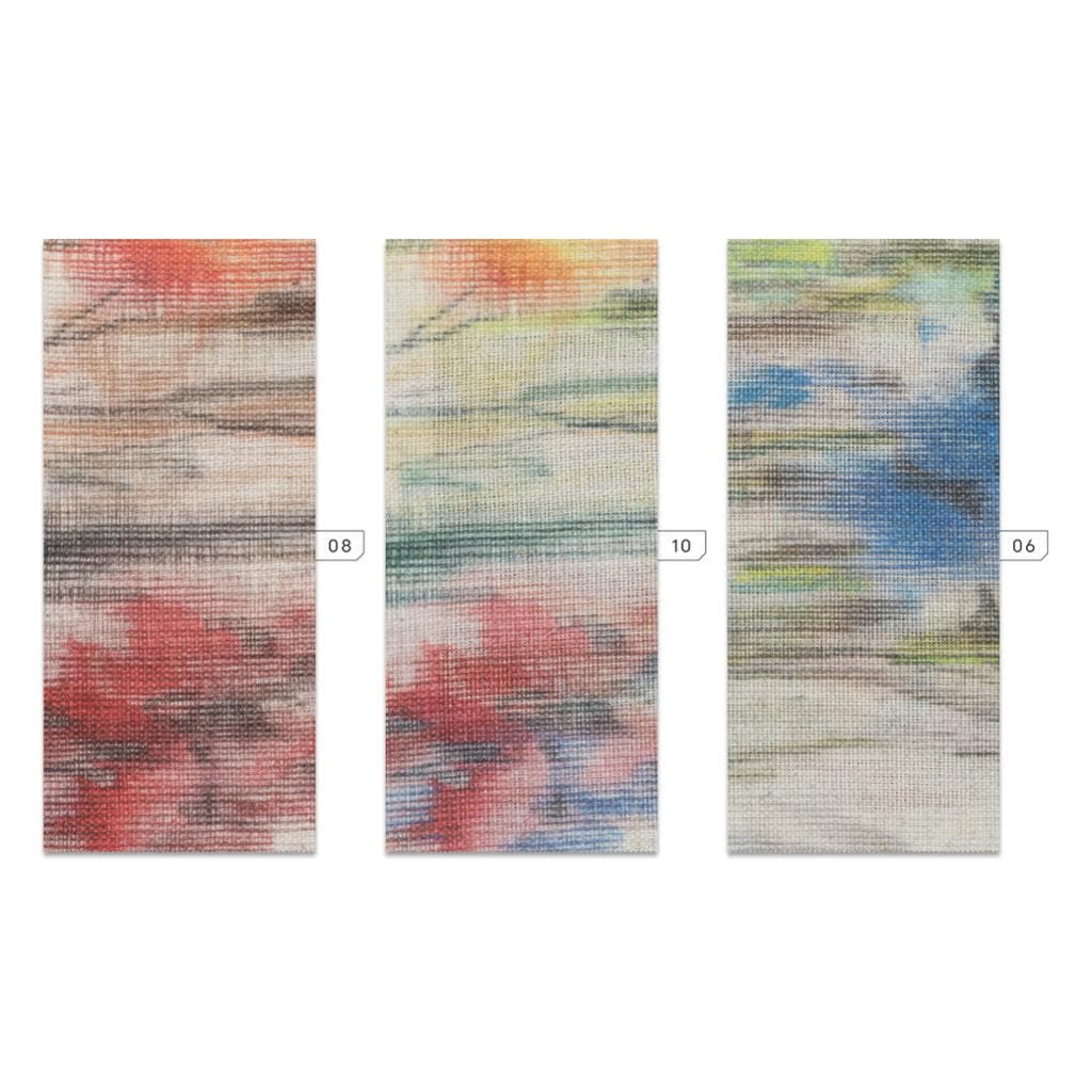 Linen Curtain Panel With Floral Printed, Decorative Printed Curtains, 3 Color Options, Printed Floral Linen