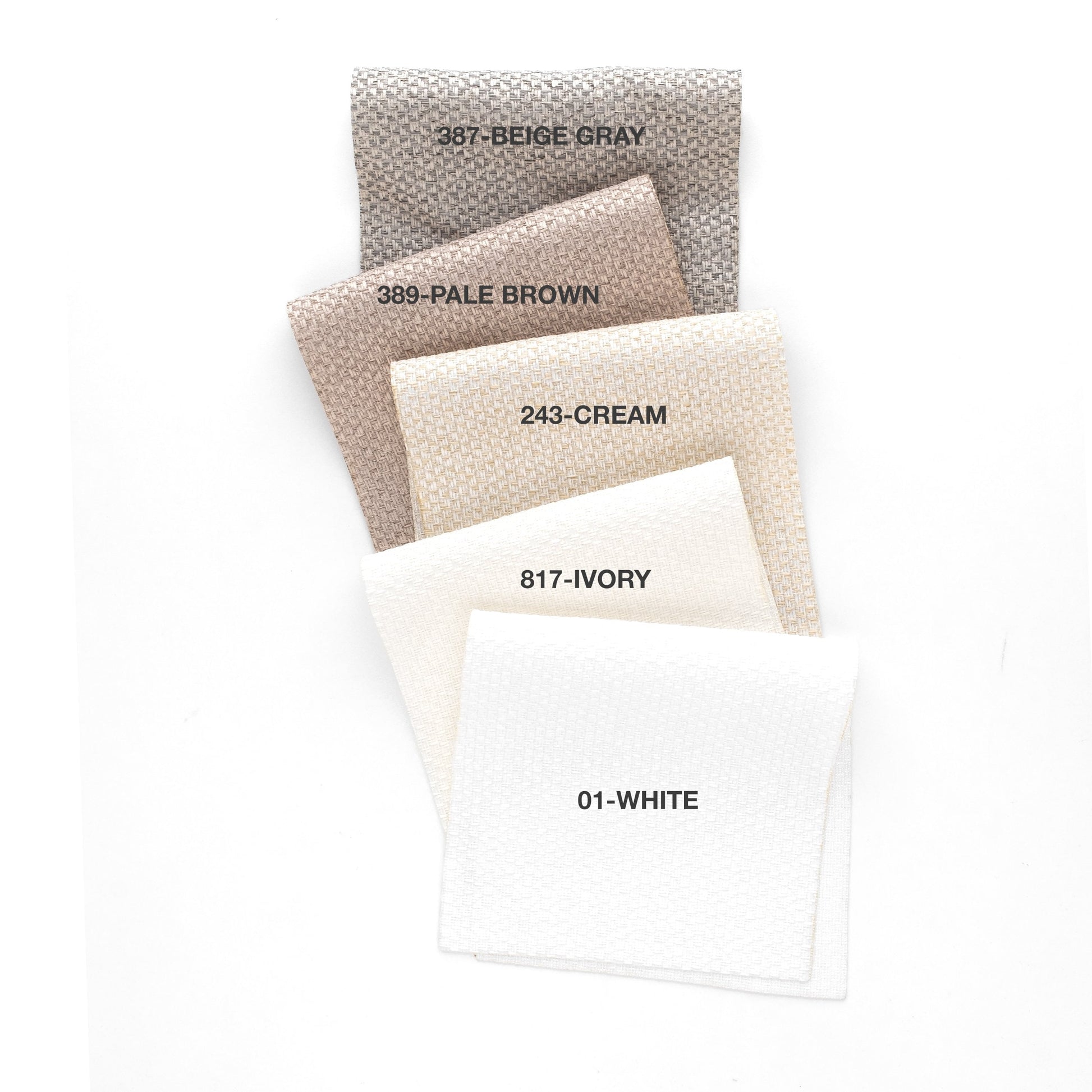 Triple French Pleated Linen Curtain 20 Color Options With Mini Geometric Patterns.