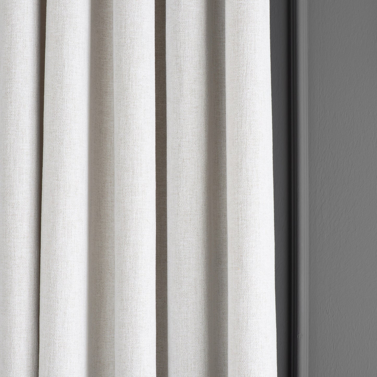 White Linen Curtain, Grommet Drapes For Livingroom. 31 Color Option For Eyelet Curtains