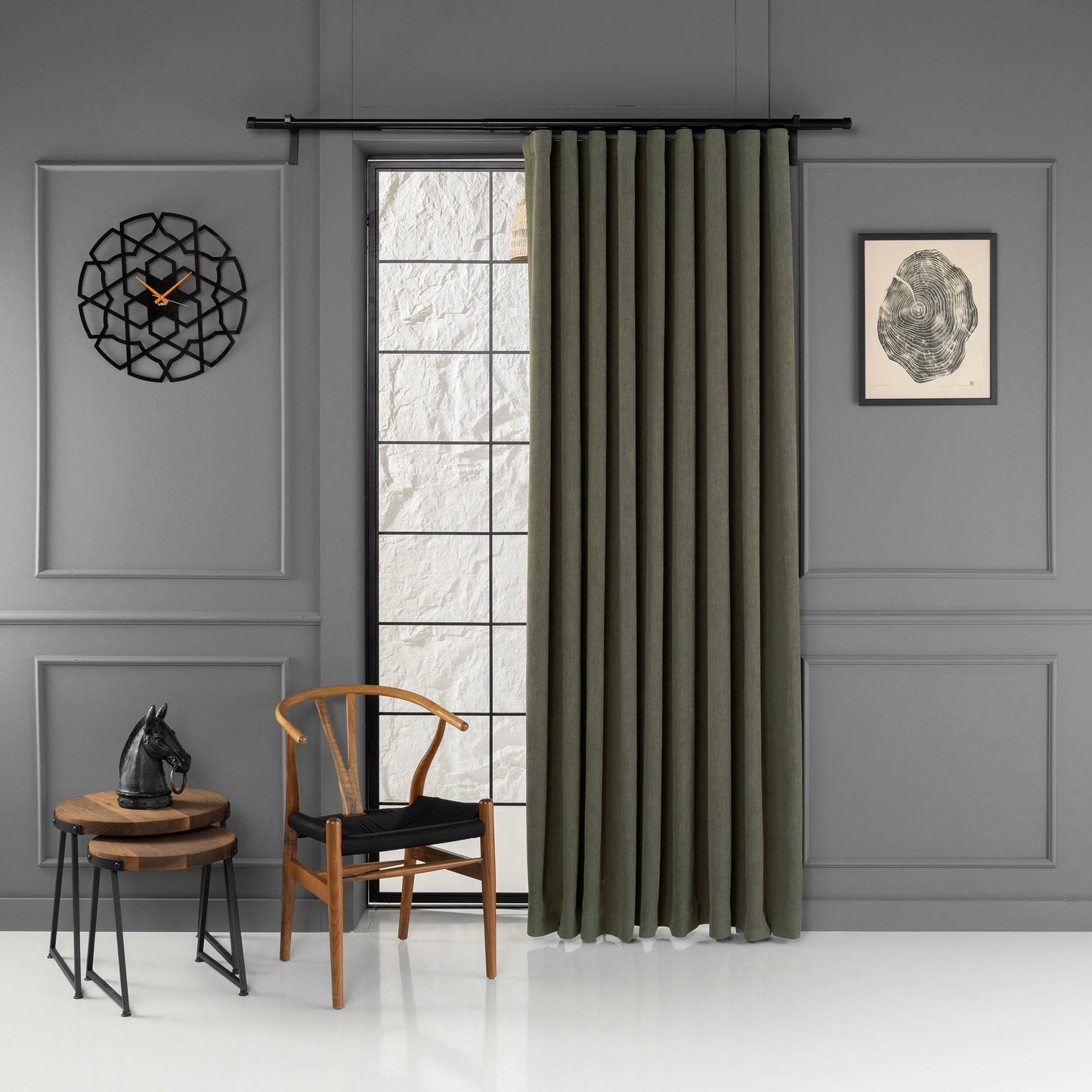 Khaki Velvet Curtain, 31 Different Color. Luxury Velvet Living Room Curtains, Drapery Panels, Soft Bedroom Curtains, Custom Curtains