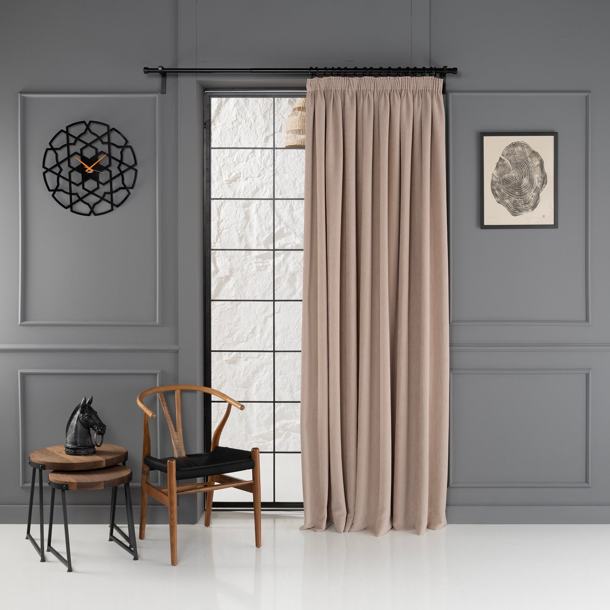 Pencil Pleated 31 Color Linen Panels