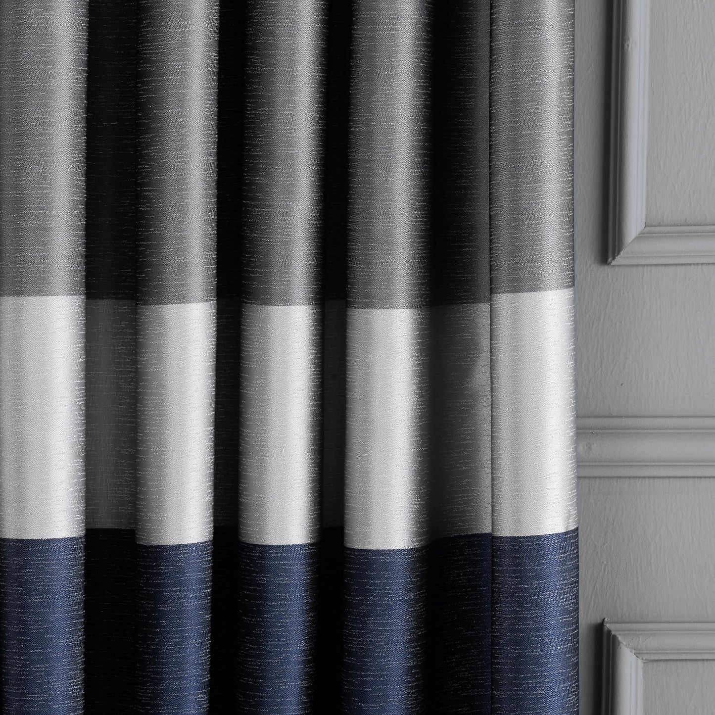 Color Block Curtains For Living Room, 3 Color Curtain For All Room, Striped Curtains