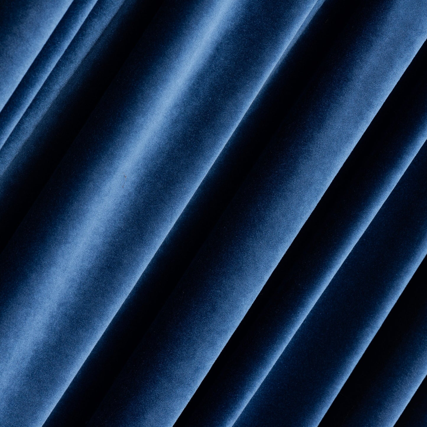 Blue Pencil Pleated Velvet Curtain, Soft Luxury Velvet Drapes , 17 Color Options, Custom Velvet Curtain, Custom Made Rod Pocket Panels.