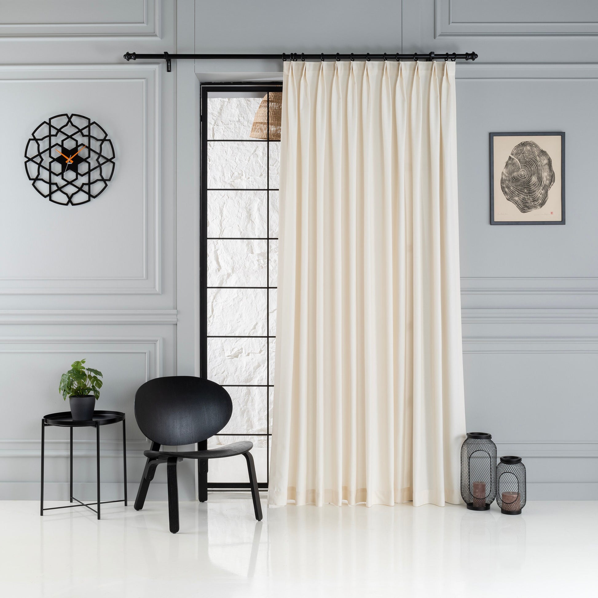 Euro Pleat Curtain, 31 Color Options, Livingroom Linen Drapes, Custom High Quality Linen,