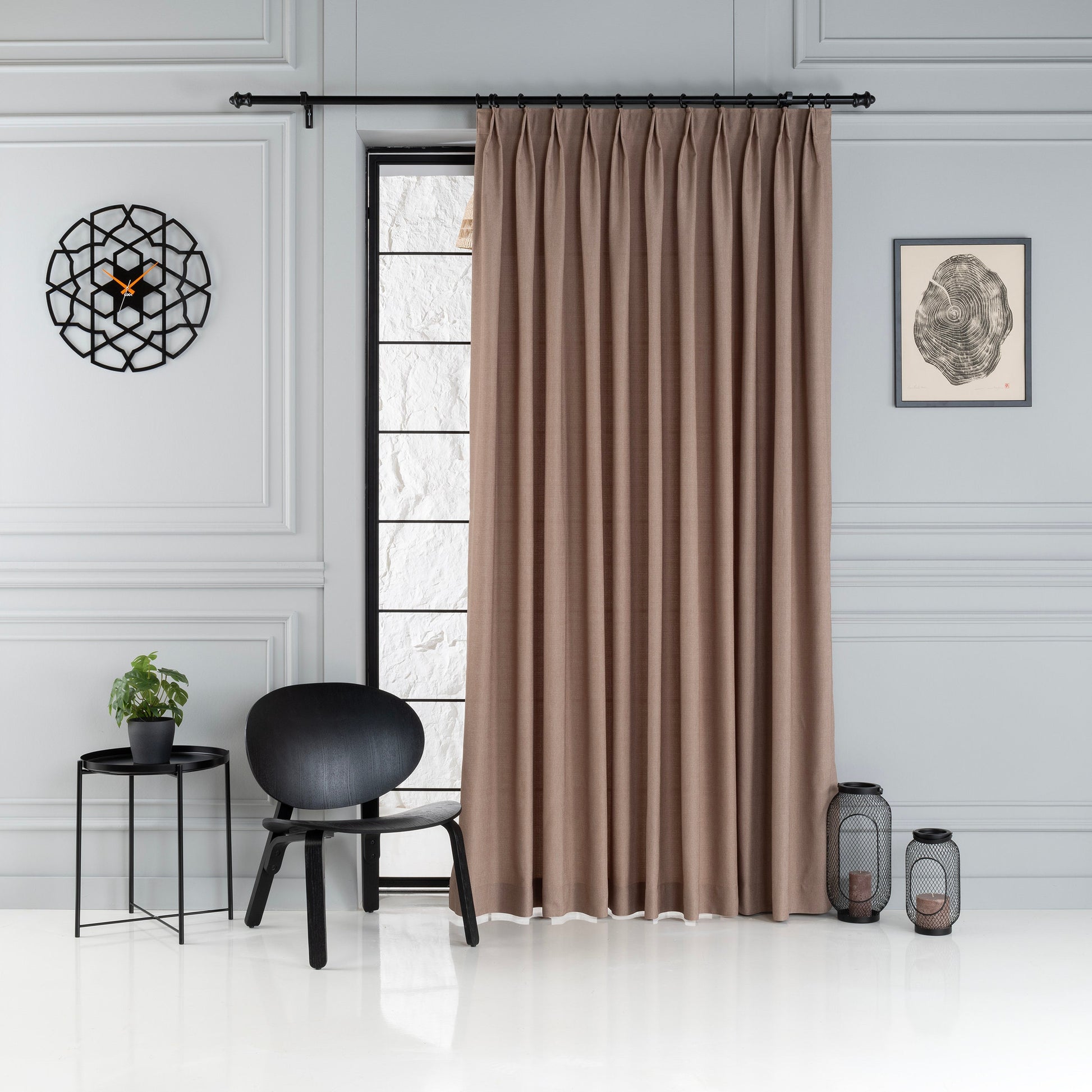 Euro Pleat Curtains, 31 Color Options, Suitable For All Hanging Types.