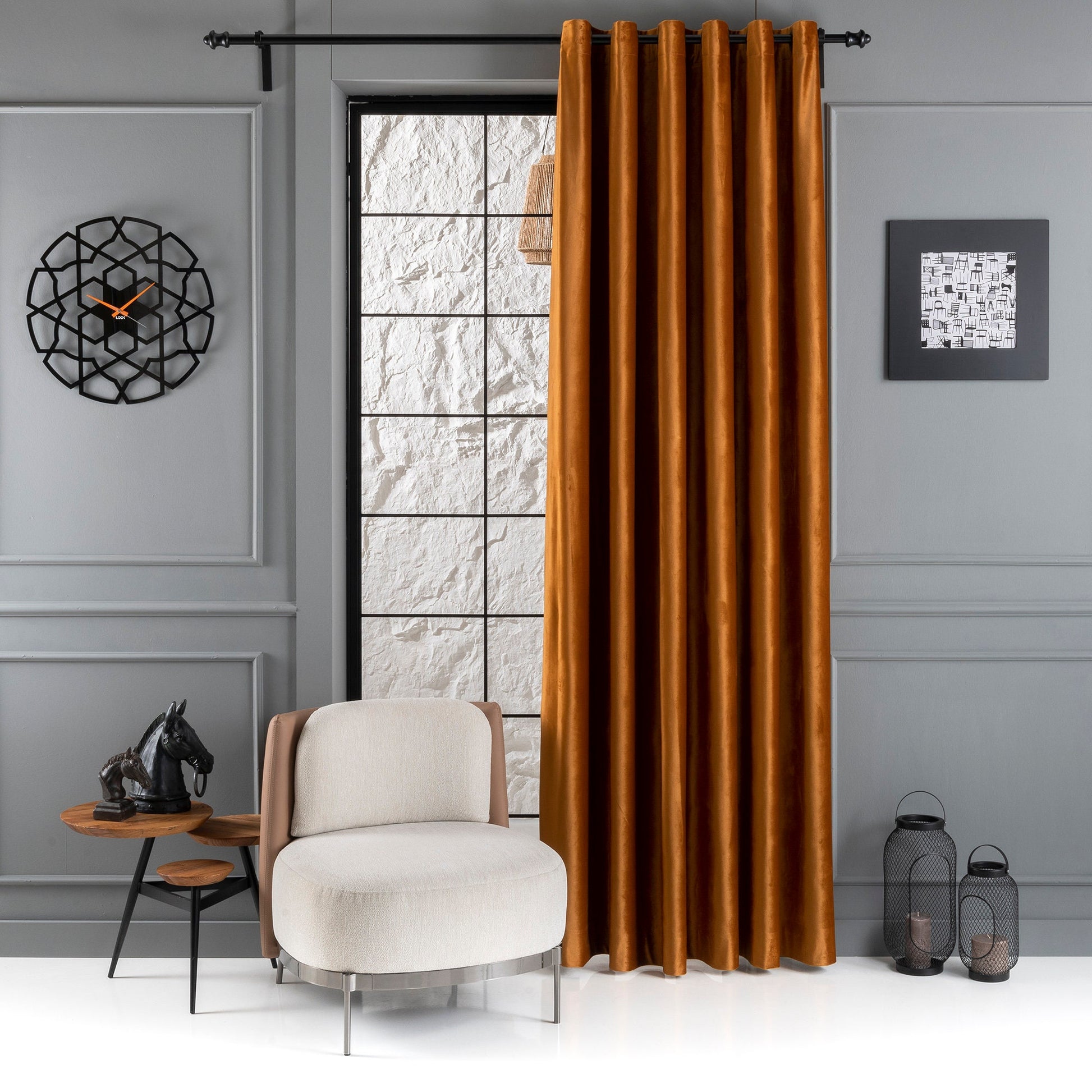 Velvet Curtains, Blackout 37 Colors Rod Pocket Velvet Curtains, Free Express Shipping