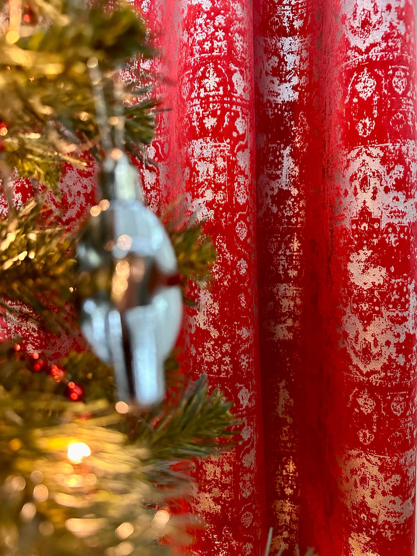 Red Velvet Curtains